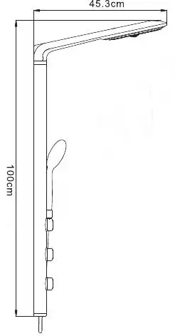 Душевая система Gappo G2417 - фото товара