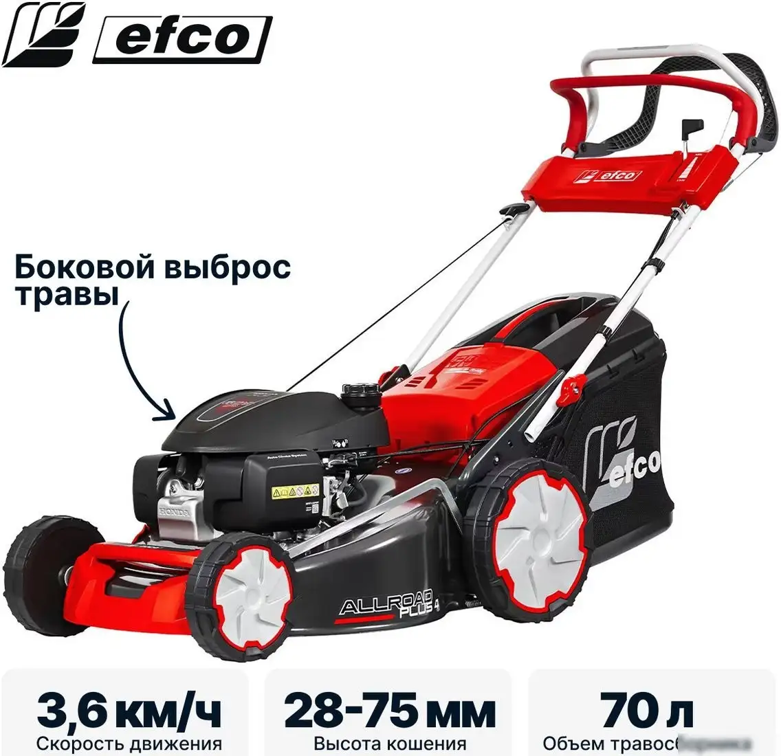 Газонокосилка Efco LR 53 THX Allroad Plus 4 (2026) – фото товара