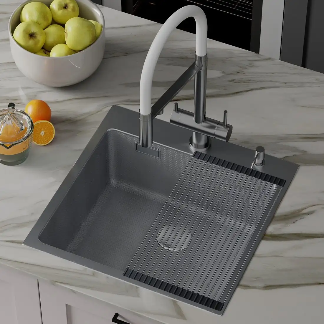 Кухонная мойка Roxen Snake 560220-45-S - фото товара