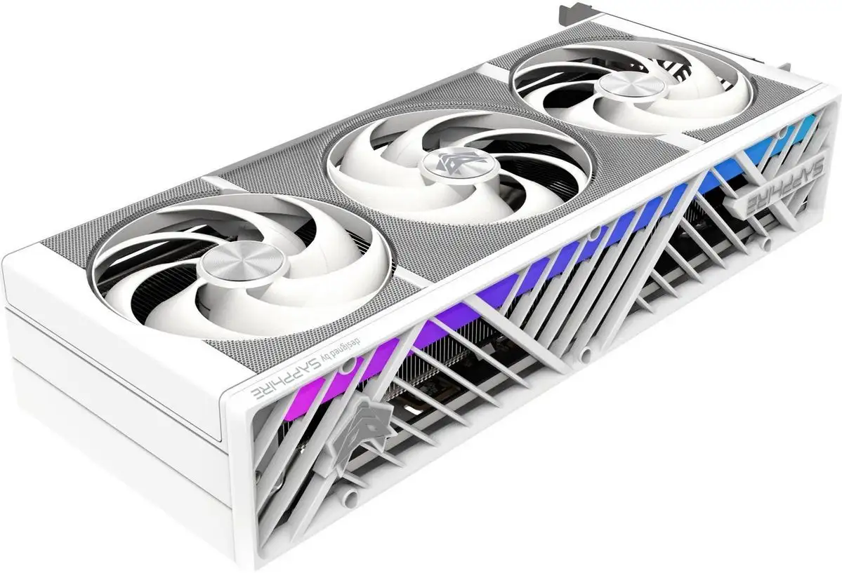 Видеокарта Sapphire Nitro+ Radeon RX 9070 XT OC PhantomLink Polar Edition 11348-08-20G – фото товара