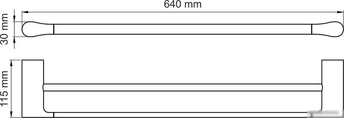 Держатель для полотенца Wasserkraft Elbe K-7240 – фото товара