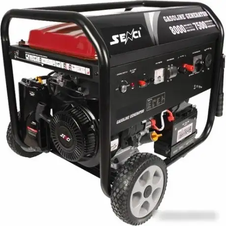 Бензиновый генератор SENCI SC6000-E3 – фото товара