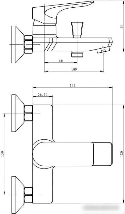 Смеситель Esko Eiger EG 54 w/a - фото товара