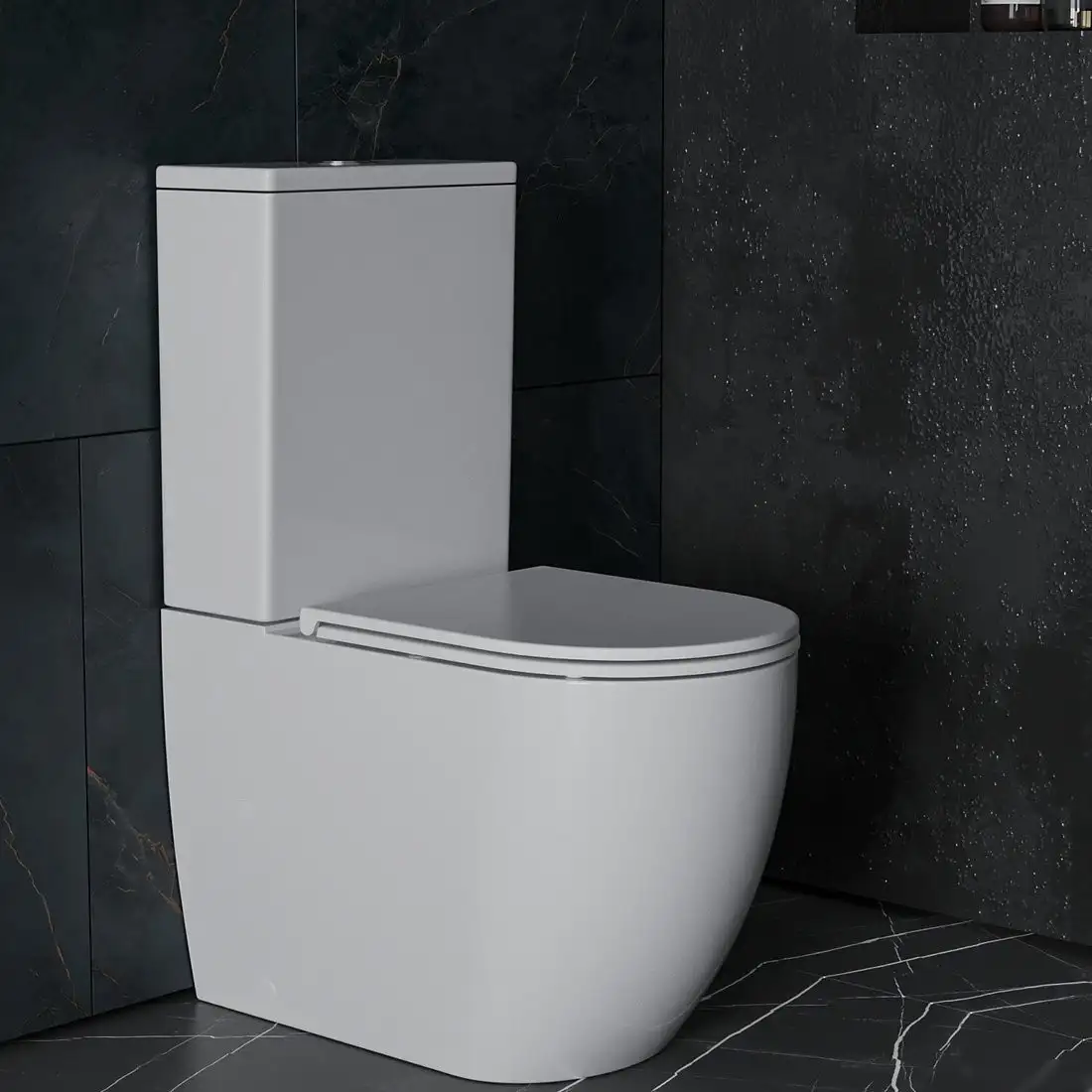 Унитаз напольный Roxen Antares Rimless Soft Close 600185-01 - фото товара