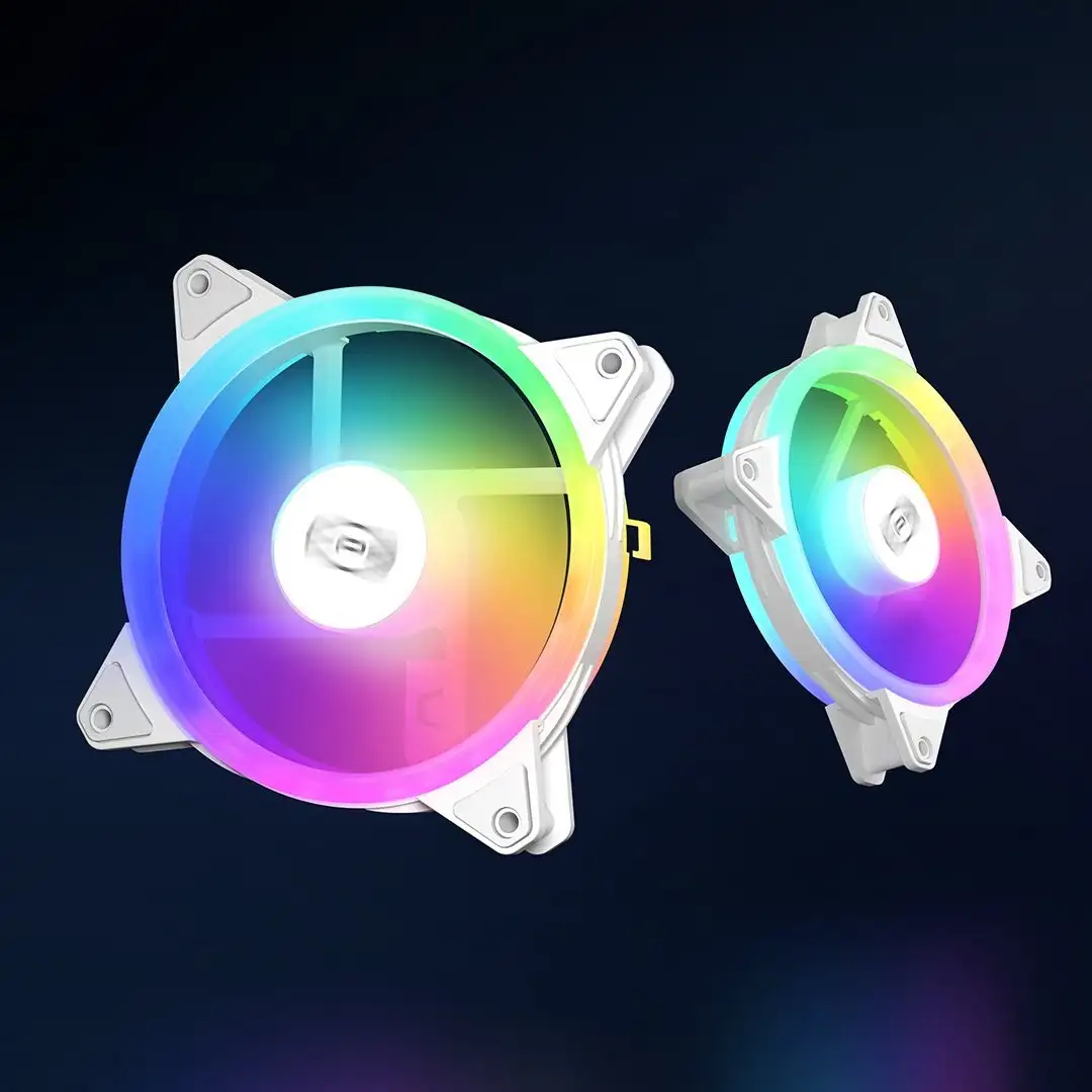 Вентилятор для корпуса PCCooler F3 T120 ARGB (белый) – фото товара