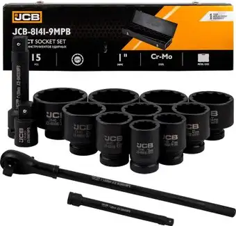 Универсальный набор инструментов JCB -8141-9MPB (65112) – изображение в каталоге