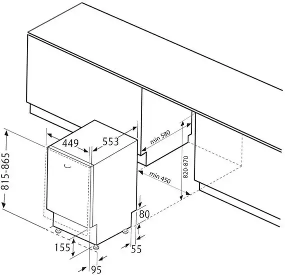 Посудомоечная машина Krona KASKATA 45 BI - фото товара