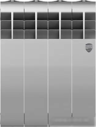 Биметаллический радиатор Royal Thermo BiLiner 350 Silver Satin (4 секции) - фото товара