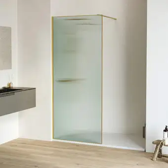 Душевая стенка RGW WA-08G 06100812-156 120 (золото/ребристое стекло) - изображение в каталоге