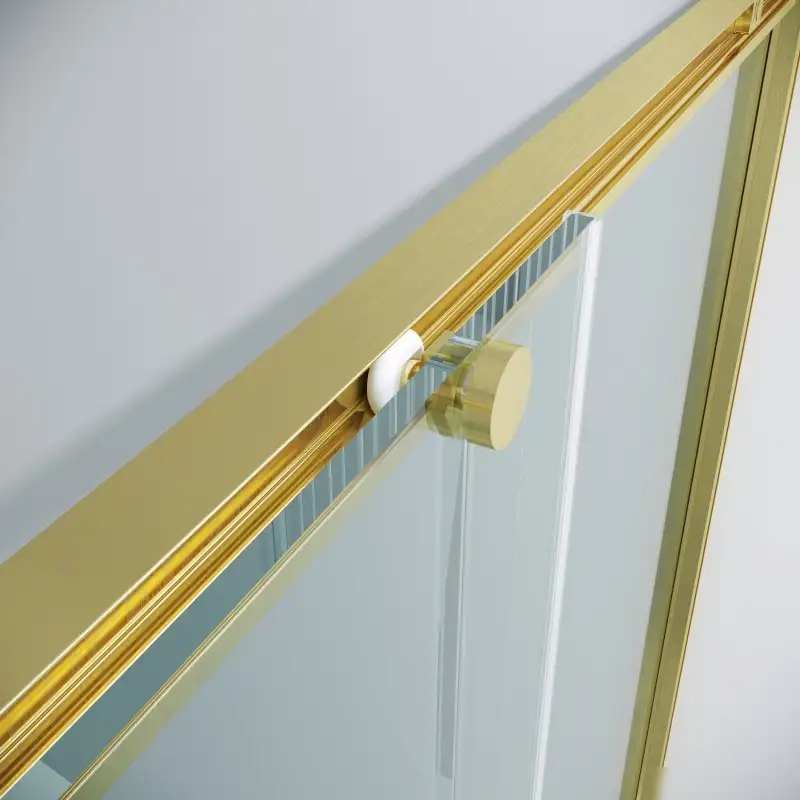 Душевой уголок Grossman Galaxy 120x70x195 300.K33.01.1270.32.00 (золото сатин/прозрачное стекло) - фото товара