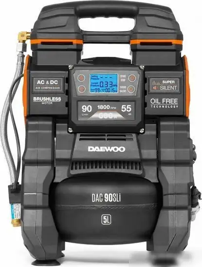 Компрессор Daewoo Power DAC 90S Li (с 2-мя АКБ) – фото товара
