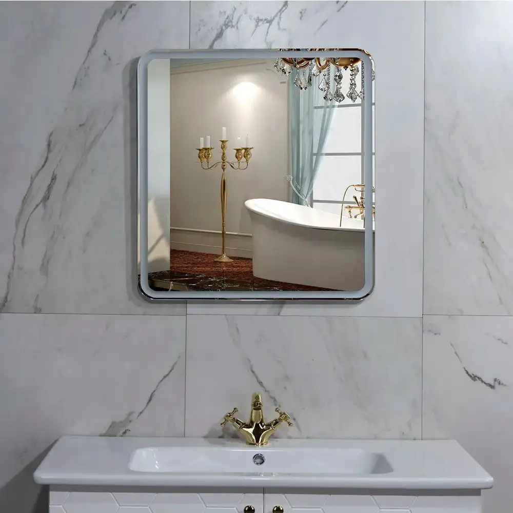 Пекам Зеркало Marta 1 60x60 marta1-60x60 (с подсветкой) – фото товара