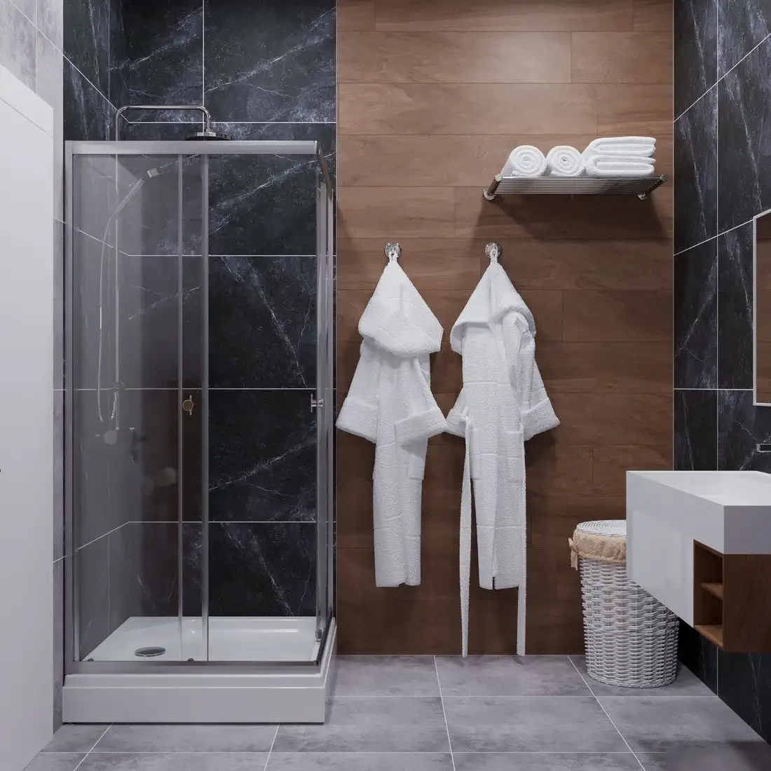 Душевой уголок Triton Вента 100x100 (хром, с поддоном) - фото товара