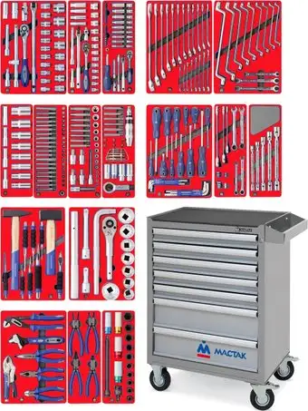 Универсальный набор инструментов Мастак 52-07323G (323 предмета) – изображение в каталоге