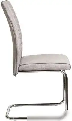 Стул AksHome Ronald (бежевая ткань Seattle-001/хром)