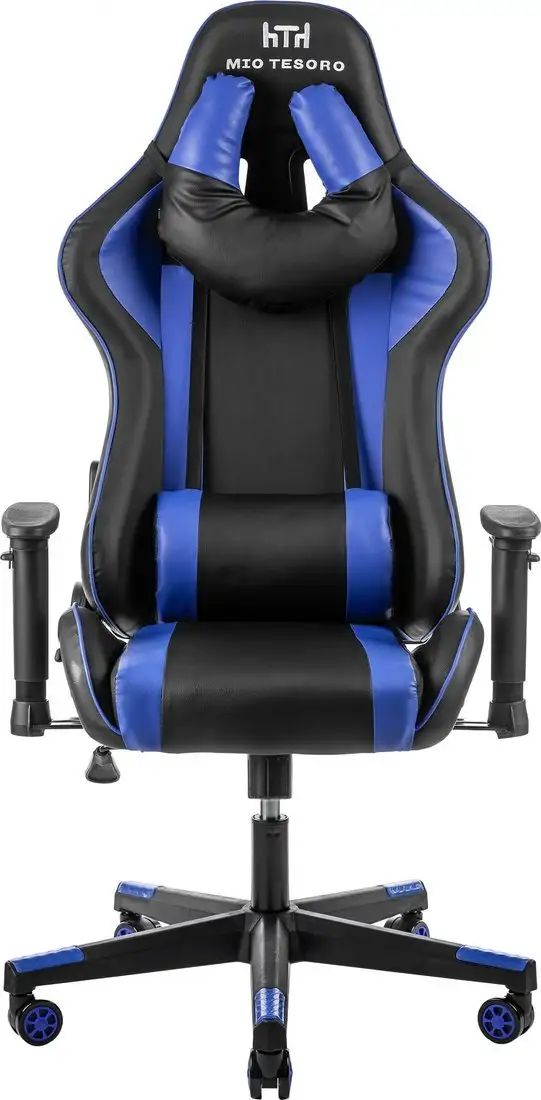 Игровое (геймерское) кресло Mio Tesoro Winner 8051 (черный/синий) – фото товара