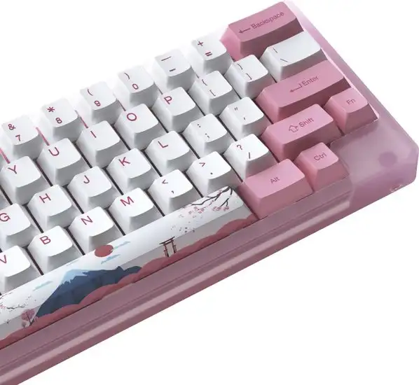 Клавиатура Akko ACR 59 Acrylic Tokyo (Akko CS Jelly Pink, нет кириллицы) – фото товара