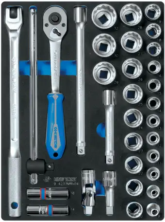 Универсальный набор инструментов King Tony 9-4233MRV04 (33 предмета) – изображение в каталоге