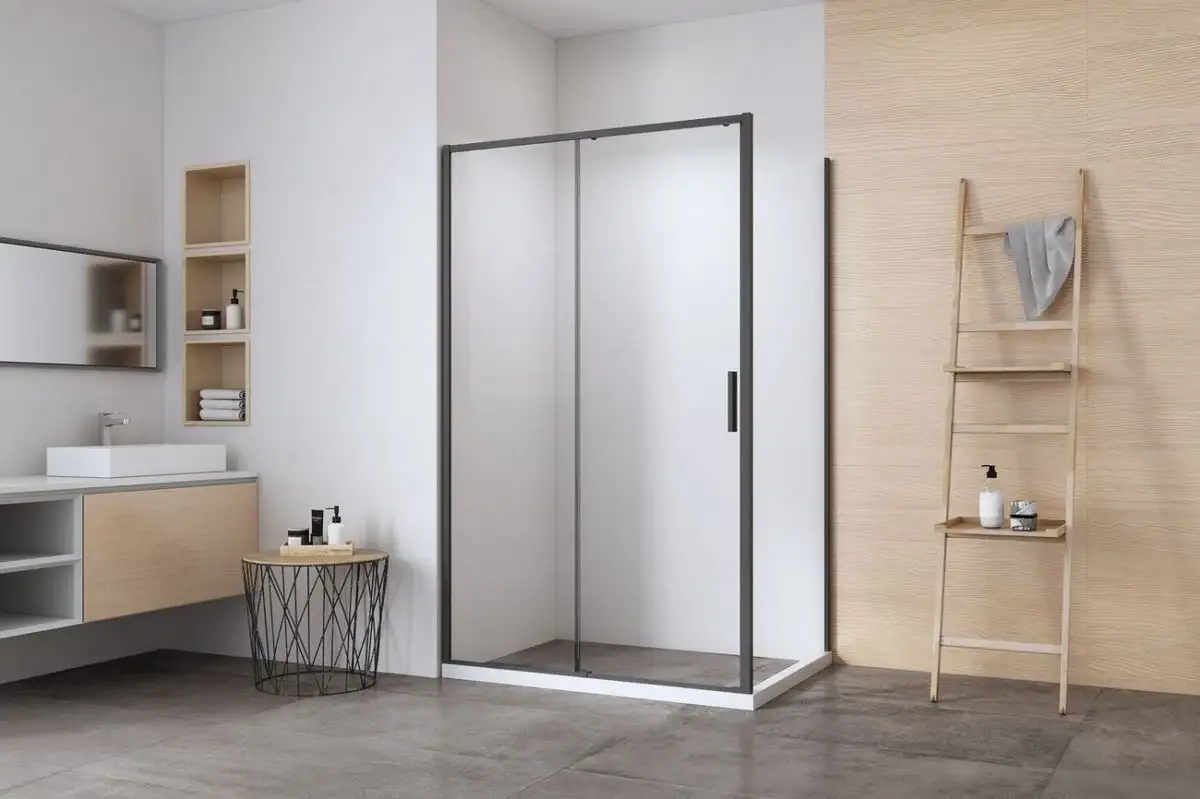 Душевой уголок Aquanet Pleasure Evo 100 AE65-100x100-BT (черный анодированный) - фото товара