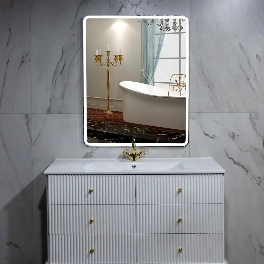 Пекам Зеркало Marta 1 50x60 marta1-50x60B (с подсветкой,с бесконтактным сенсором) – фото товара