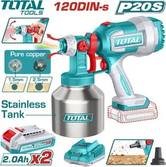 Краскораспылитель Total TSGLI200414 (с 2-мя АКБ) – изображение в каталоге
