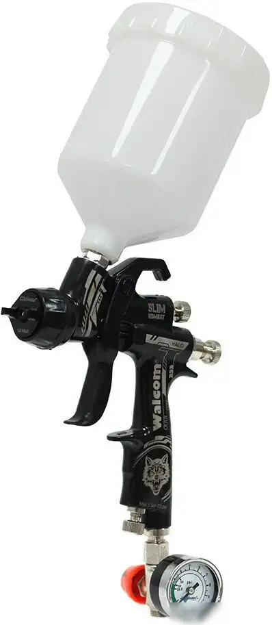 Краскопульт Walcom Slim Kombat S HVLP Nero Edition 803014NE – фото товара