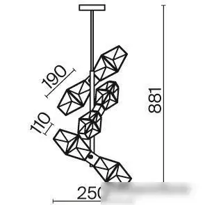 Подвесная люстра Maytoni Coctail time MOD325PL-06G1 – фото товара