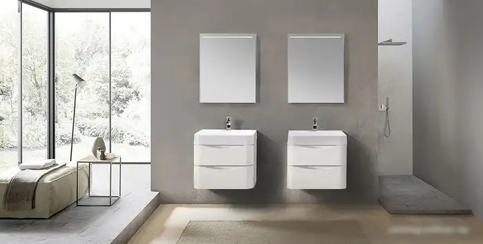 Belux Тумба под умывальник Олимпия Н60-02 (1, белый глянец) – фото товара