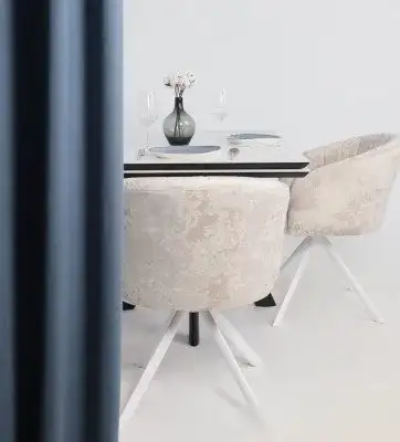 Стул с подлокотниками Мамадома Shelly-R 360 (m02 Pearl Lux/белый) – фото товара