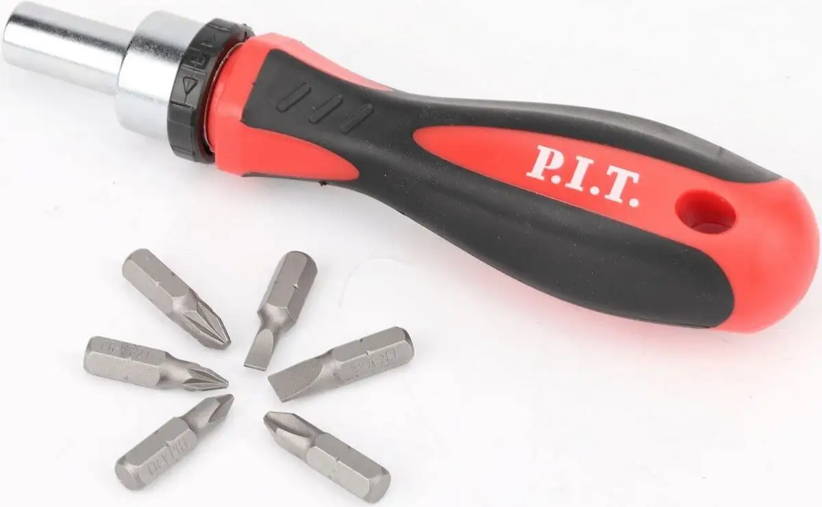 Набор отвертка с битами P.I.T. Advance HSDR04-0006 (7 предметов) – фото товара