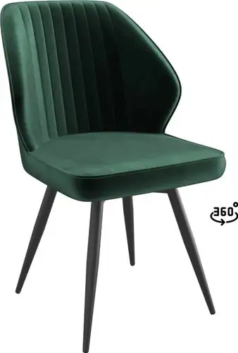 Стул Мамадома Michael-R1 360 (d13 Dark Green Lux/черный)