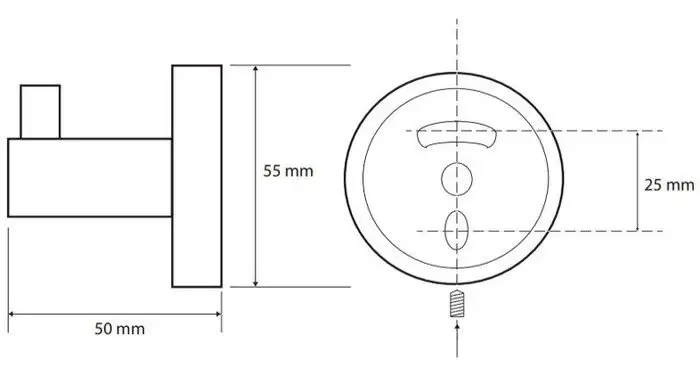 Крючок для ванны Bemeta White 104106024 – фото товара