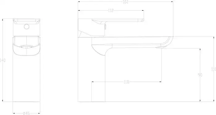 Смеситель Wonzon&Woghand WW-A40732-BG - фото товара