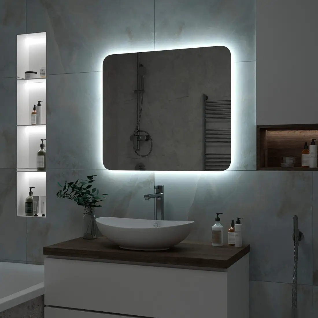 Misty Зеркало Адхил 80 АДХ-02-80/70-14 – фото товара