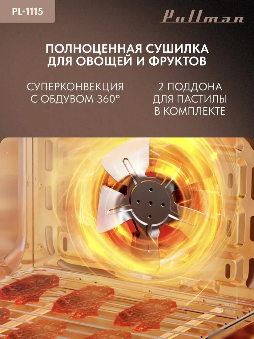 Мини-печь Pullman PL-1115 - фото товара