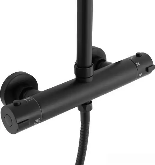 Душевая система Rea Bliss Black REA-P8804 - фото товара