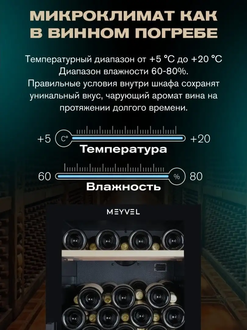 Винный шкаф Meyvel MV126-KBF2 — фото товара