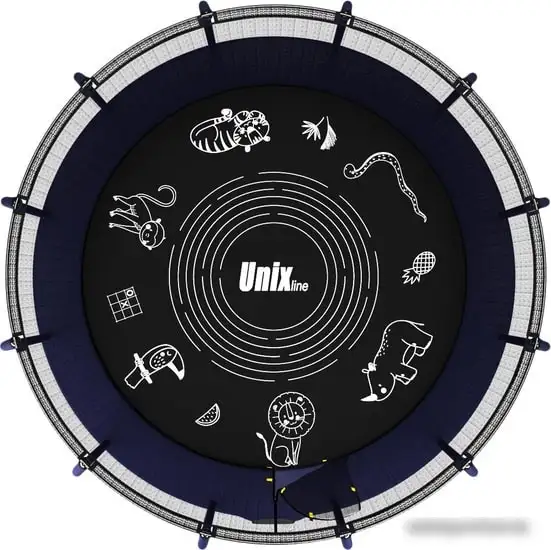 Батут Unix Line Supreme Game 14ft (синий) – фото товара
