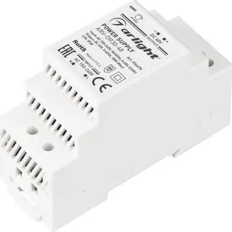 Блок питания Arlight ARV-DR30-48 48V 30W IP20 0.6A 034675 – изображение в каталоге