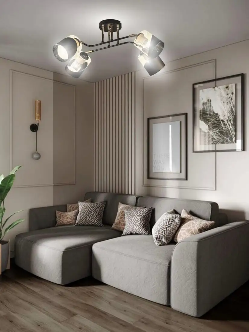 Спот Aitin Pro НПБ 02-4x60-101 XA1564B/4 (черный/золото) – фото товара