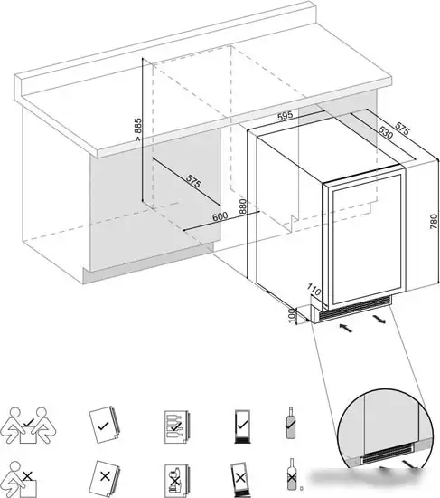 Винный шкаф Dunavox DAUF-45.125DSS.TO — фото товара
