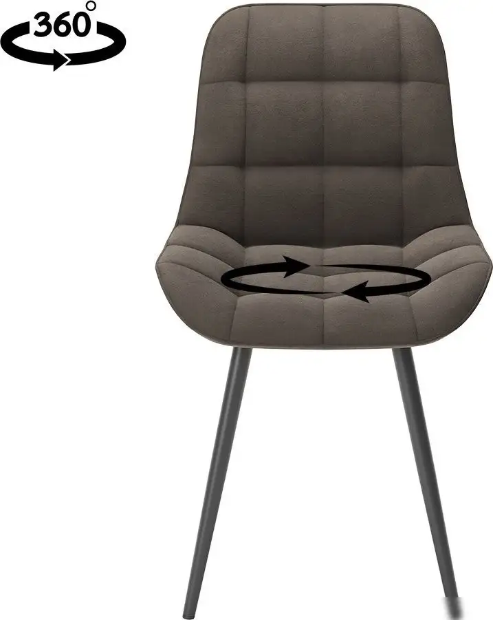 Табурет Табурет Румба Поворотный (бренди 05/каркас черный)