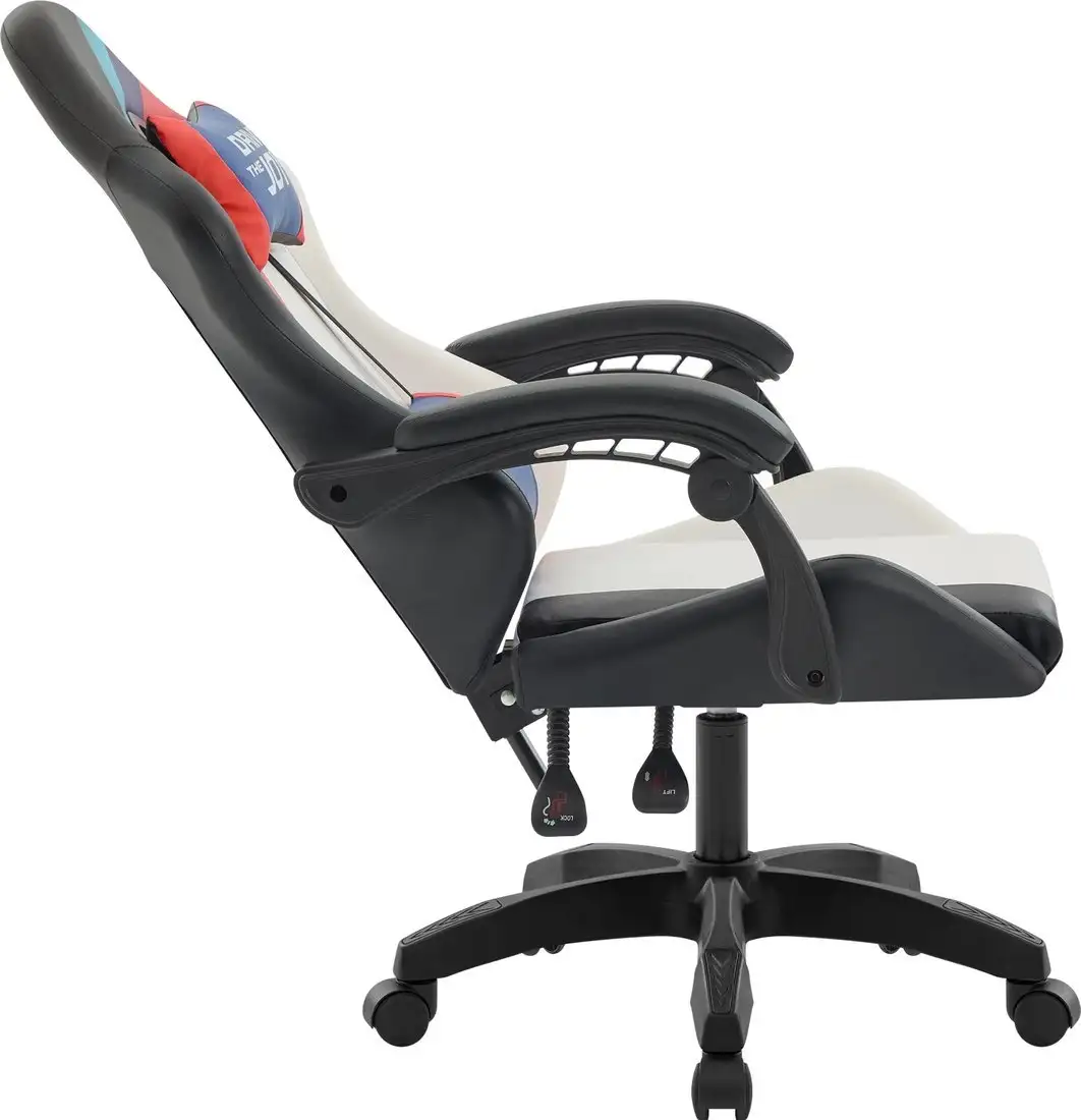 Игровое (геймерское) кресло Defender Legas (серый/белый) – фото товара