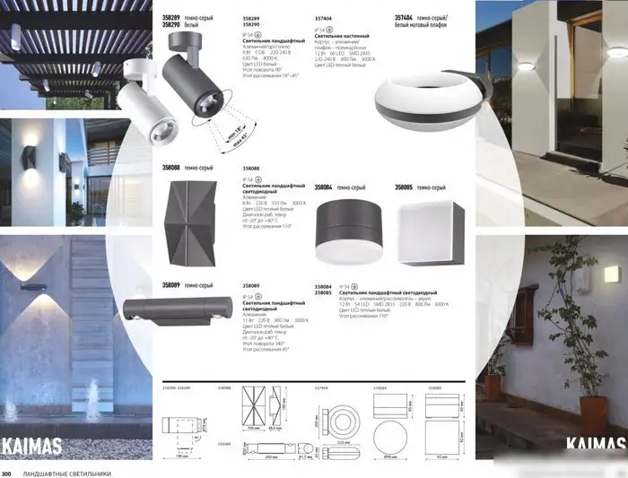 Уличный накладной светильник Novotech Kaimas 358289 – фото товара