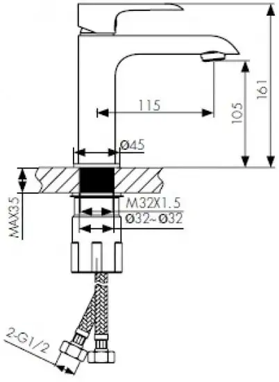 Смеситель Kaiser Nove 06011 - фото товара