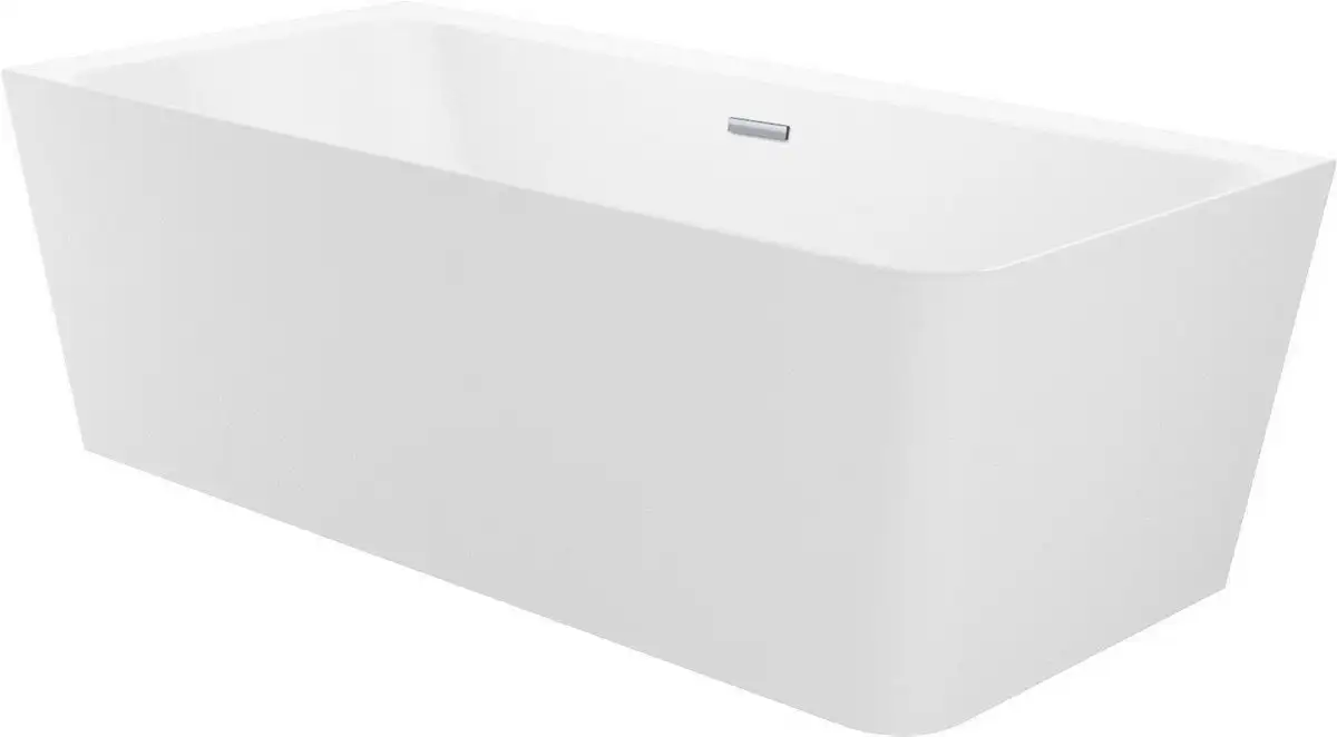 Ванна Wellsee Bromance 170x78 23160401R (пристенная ванна (левая) белый глянец, экран, ножки, сифон-автомат хром) - фото товара