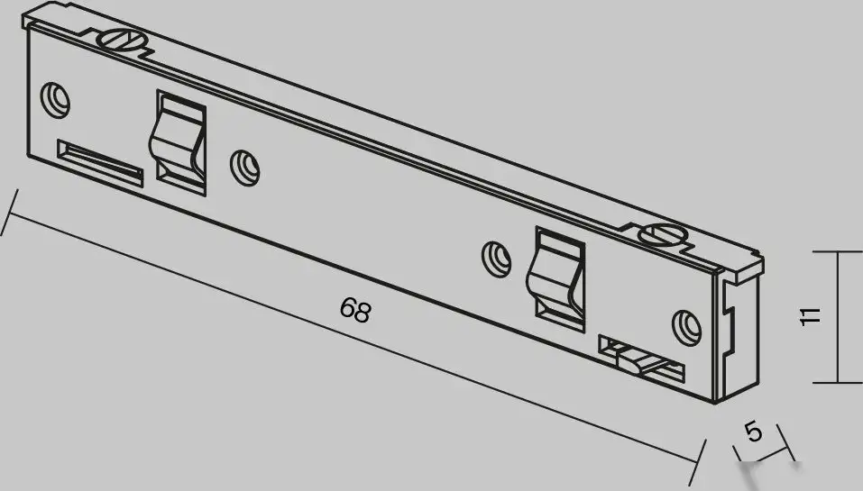 Коннектор питания шинопровода Maytoni Technical Accessories for tracks Levity TRA184IPC-1B – фото товара