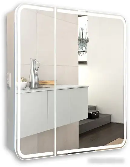 Silver Mirrors Шкаф с зеркалом Alliance 805x800 LED-00002516 – фото товара