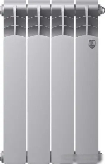 Биметаллический радиатор Royal Thermo Revolution Bimetall 500 2.0/Silver Satin (4 секции) - фото товара