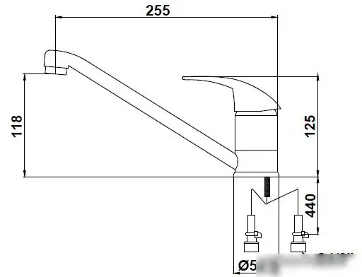 Смеситель Kaiser Magistro (песчаный мрамор) [14133-6 Sb] - фото товара